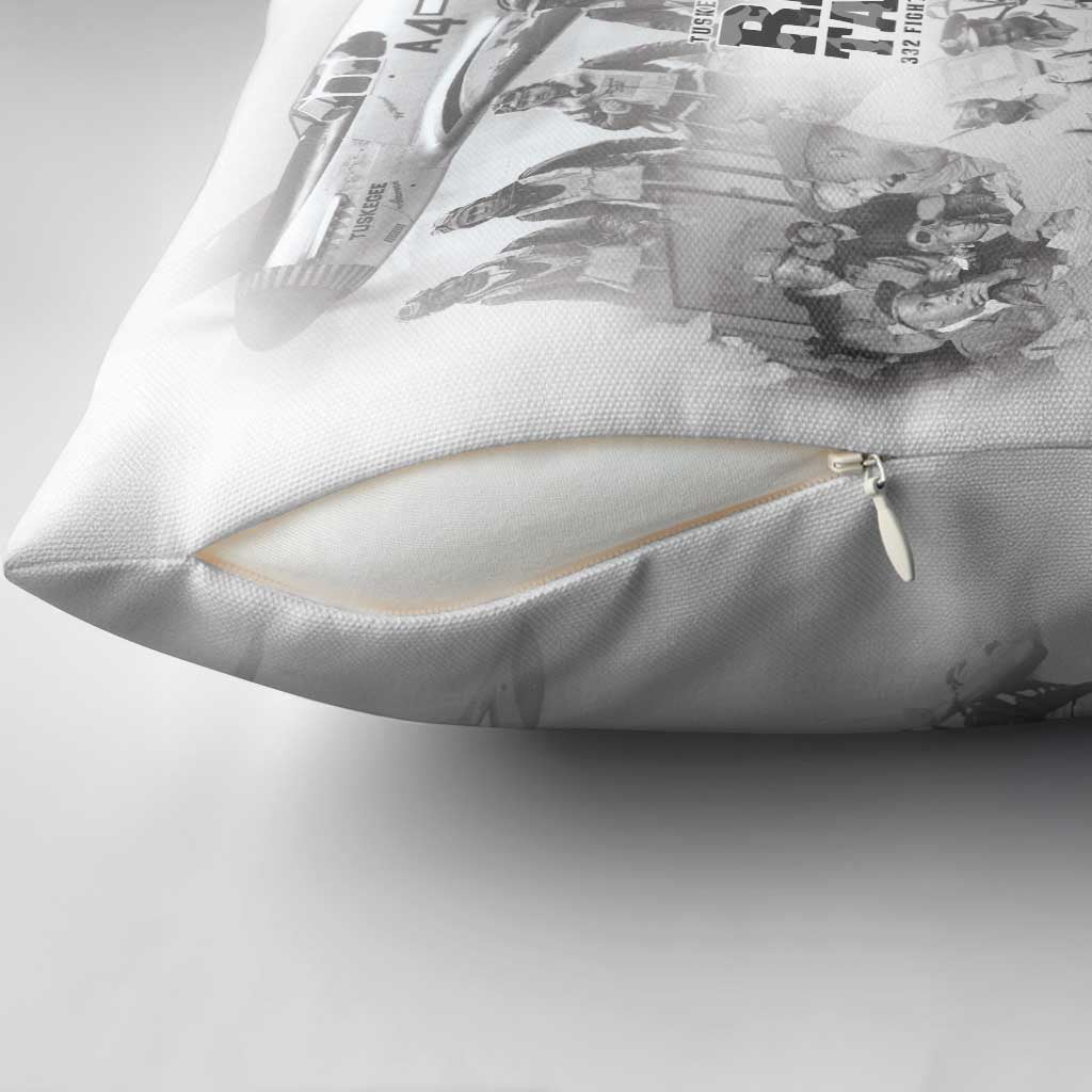 Tuskegee Airmen 332nd Fighter Group Pillow Cover The First to Fly with Honor - Wonder Print Shop