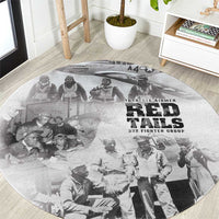 Tuskegee Airmen 332nd Fighter Group Round Carpet The First to Fly with Honor - Wonder Print Shop