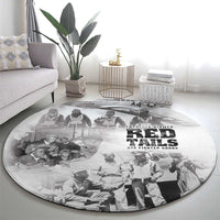 Tuskegee Airmen 332nd Fighter Group Round Carpet The First to Fly with Honor - Wonder Print Shop