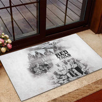 Tuskegee Airmen 332nd Fighter Group Rubber Doormat The First to Fly with Honor - Wonder Print Shop