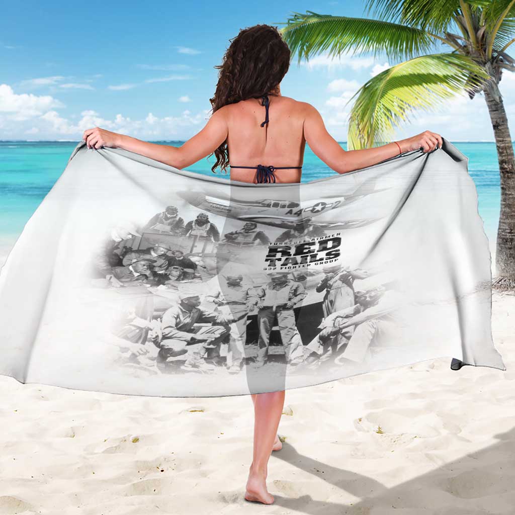Tuskegee Airmen 332nd Fighter Group Sarong The First to Fly with Honor - Wonder Print Shop