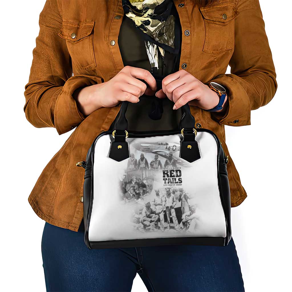 Tuskegee Airmen 332nd Fighter Group Shoulder Handbag The First to Fly with Honor - Wonder Print Shop