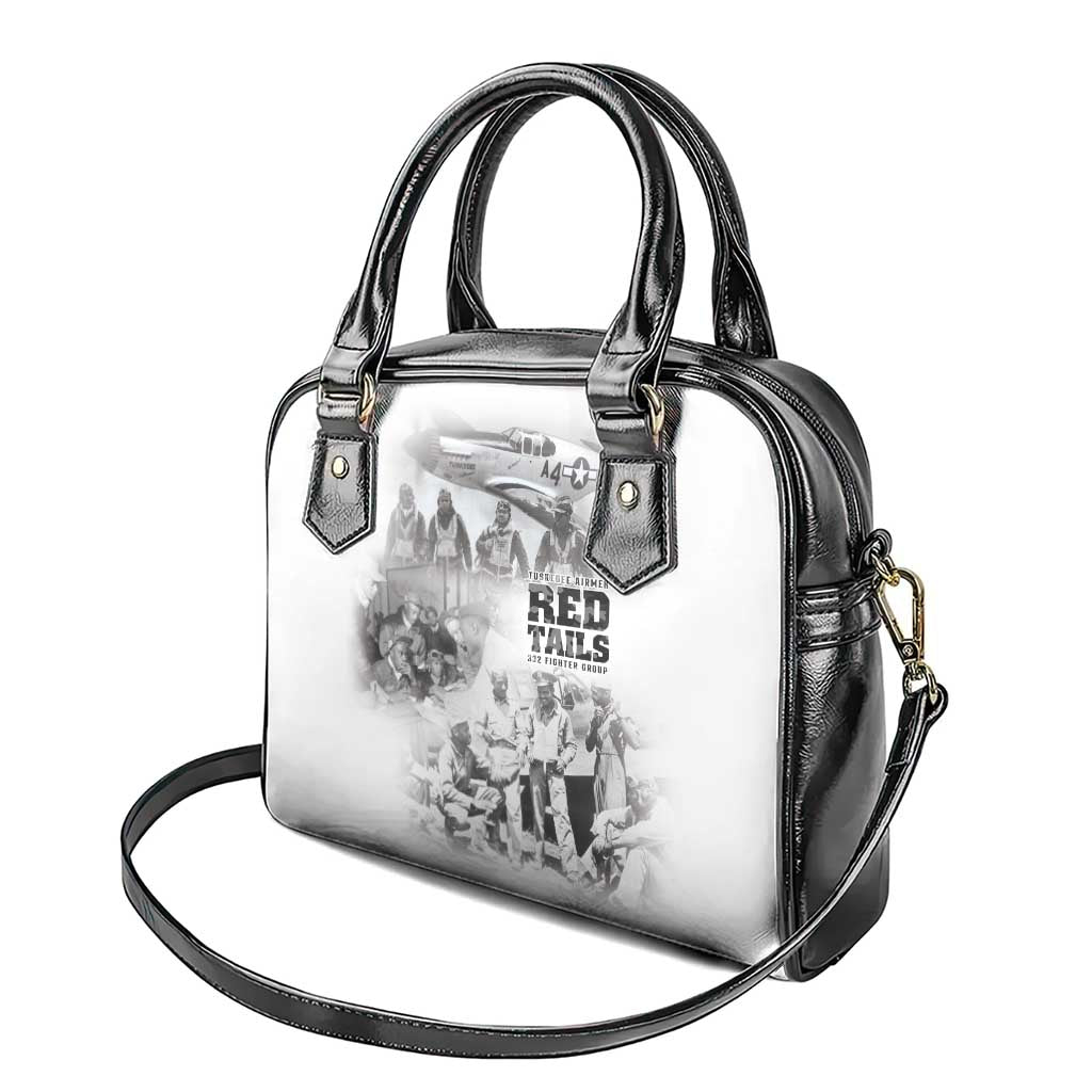 Tuskegee Airmen 332nd Fighter Group Shoulder Handbag The First to Fly with Honor - Wonder Print Shop