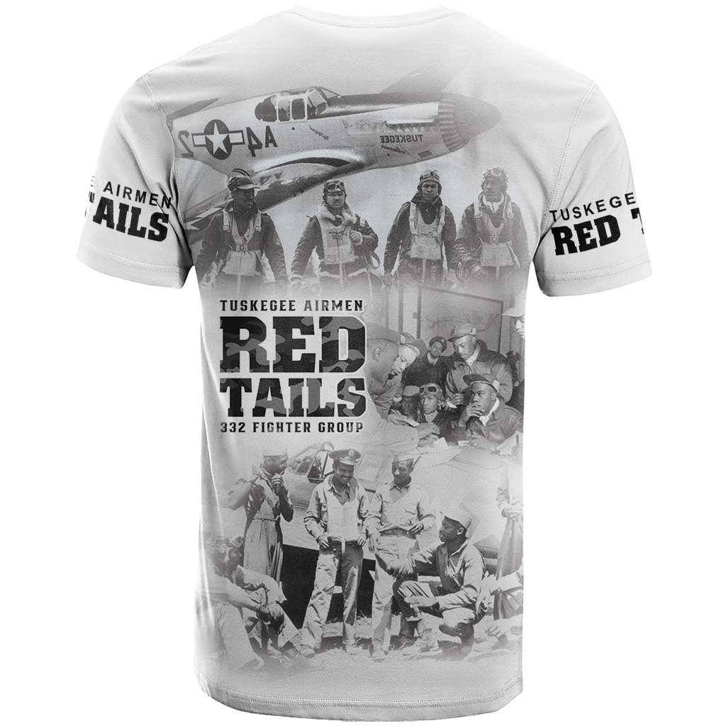 Tuskegee Airmen 332nd Fighter Group T Shirt The First to Fly with Honor - Wonder Print Shop