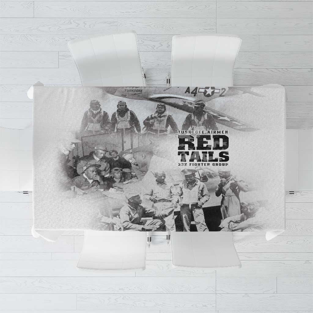 Tuskegee Airmen 332nd Fighter Group Tablecloth The First to Fly with Honor - Wonder Print Shop