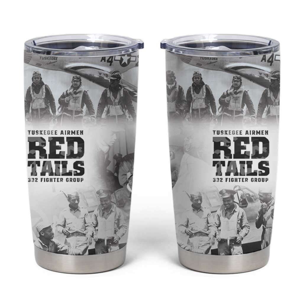 Tuskegee Airmen 332nd Fighter Group Tumbler Cup The First to Fly with Honor - Wonder Print Shop