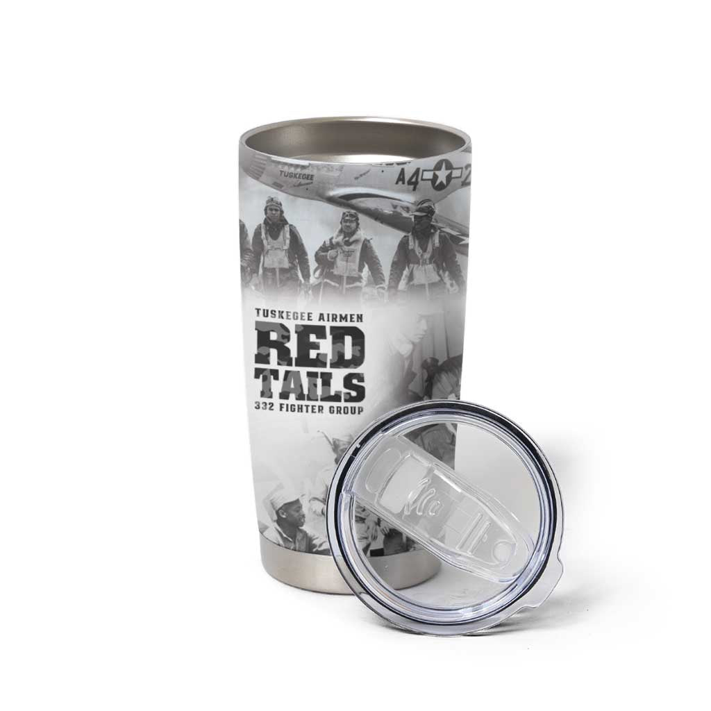 Tuskegee Airmen 332nd Fighter Group Tumbler Cup The First to Fly with Honor - Wonder Print Shop