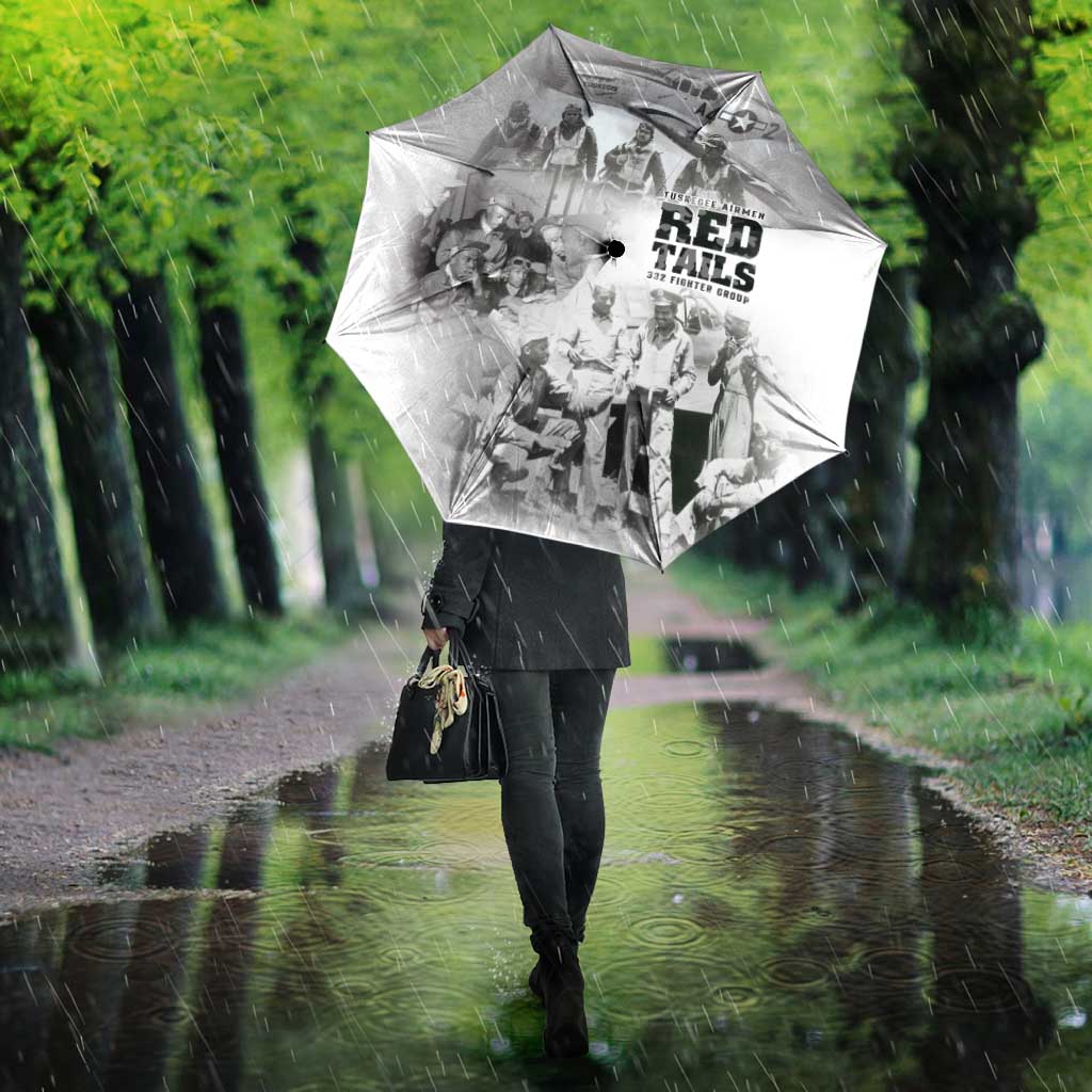 Tuskegee Airmen 332nd Fighter Group Umbrella The First to Fly with Honor - Wonder Print Shop