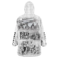 Tuskegee Airmen 332nd Fighter Group Wearable Blanket Hoodie The First to Fly with Honor - Wonder Print Shop