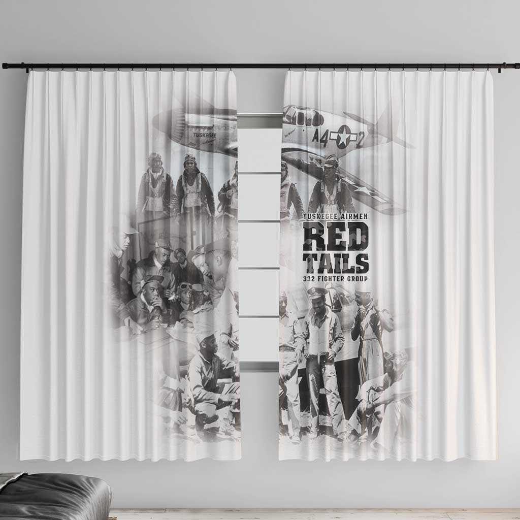 Tuskegee Airmen 332nd Fighter Group Window Curtain The First to Fly with Honor - Wonder Print Shop