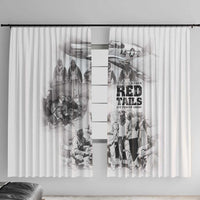 Tuskegee Airmen 332nd Fighter Group Window Curtain The First to Fly with Honor - Wonder Print Shop