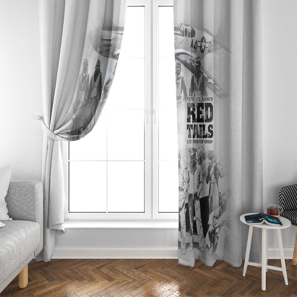 Tuskegee Airmen 332nd Fighter Group Window Curtain The First to Fly with Honor - Wonder Print Shop