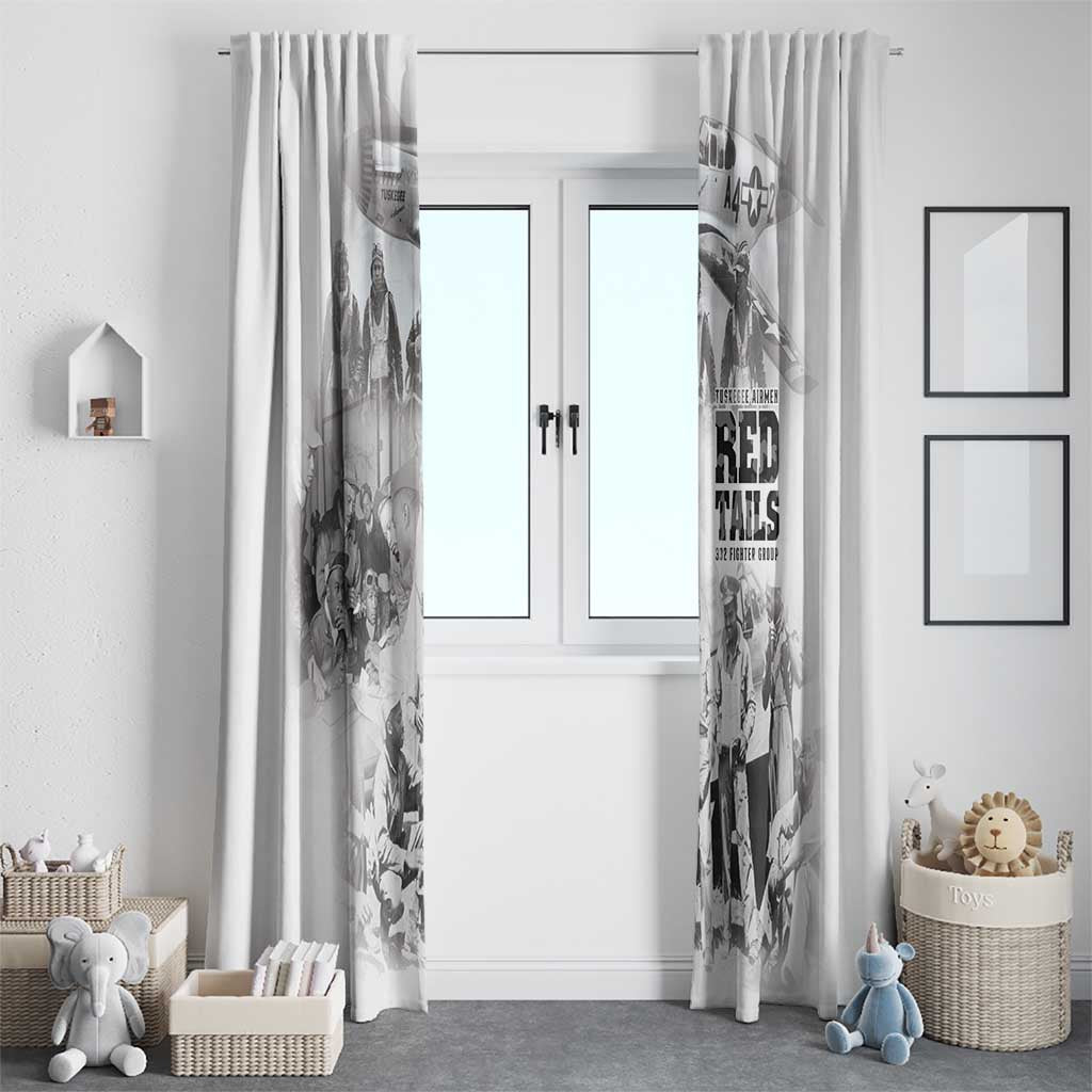 Tuskegee Airmen 332nd Fighter Group Window Curtain The First to Fly with Honor - Wonder Print Shop