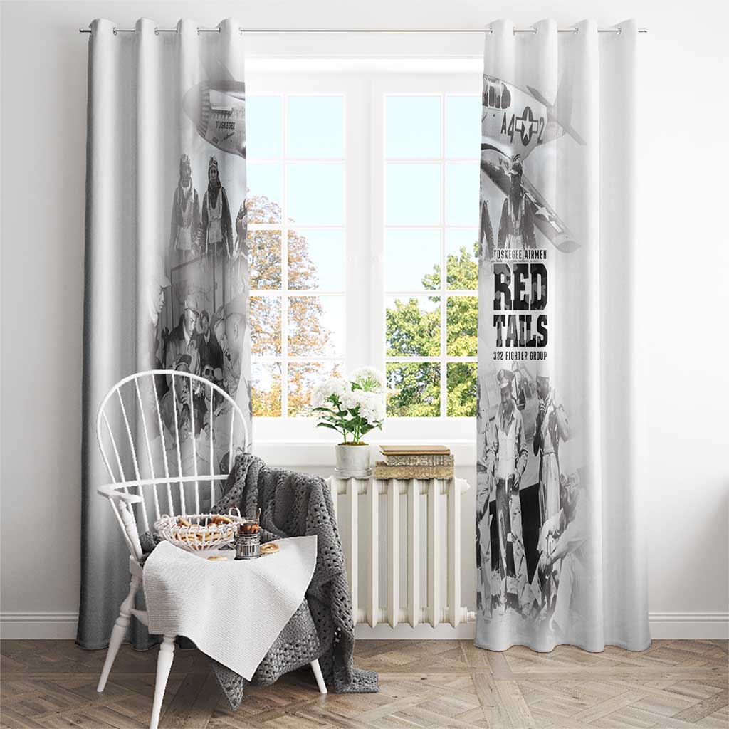 Tuskegee Airmen 332nd Fighter Group Window Curtain The First to Fly with Honor - Wonder Print Shop