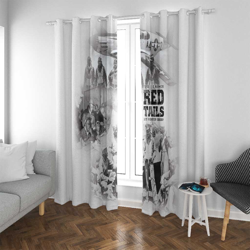 Tuskegee Airmen 332nd Fighter Group Window Curtain The First to Fly with Honor - Wonder Print Shop