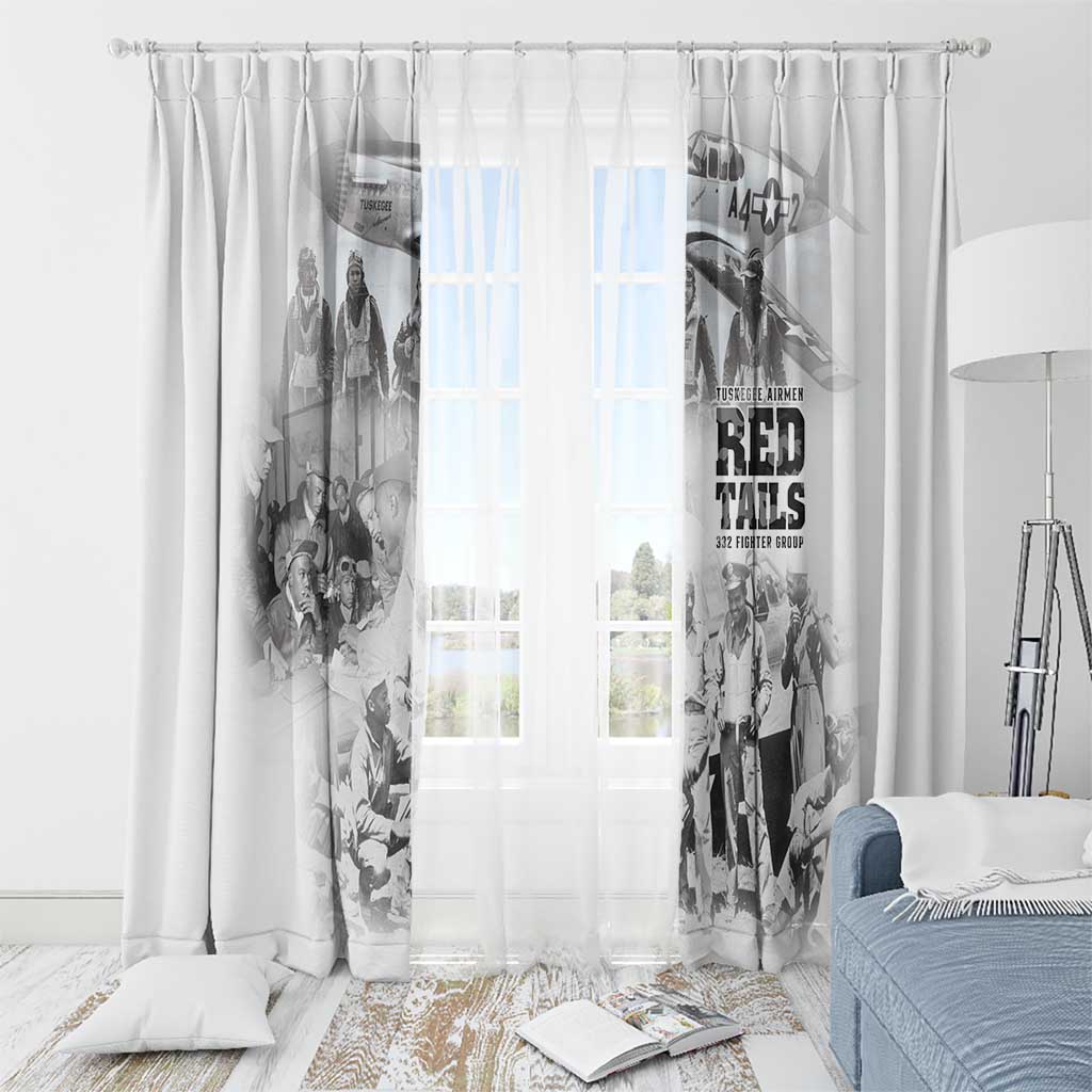 Tuskegee Airmen 332nd Fighter Group Window Curtain The First to Fly with Honor - Wonder Print Shop