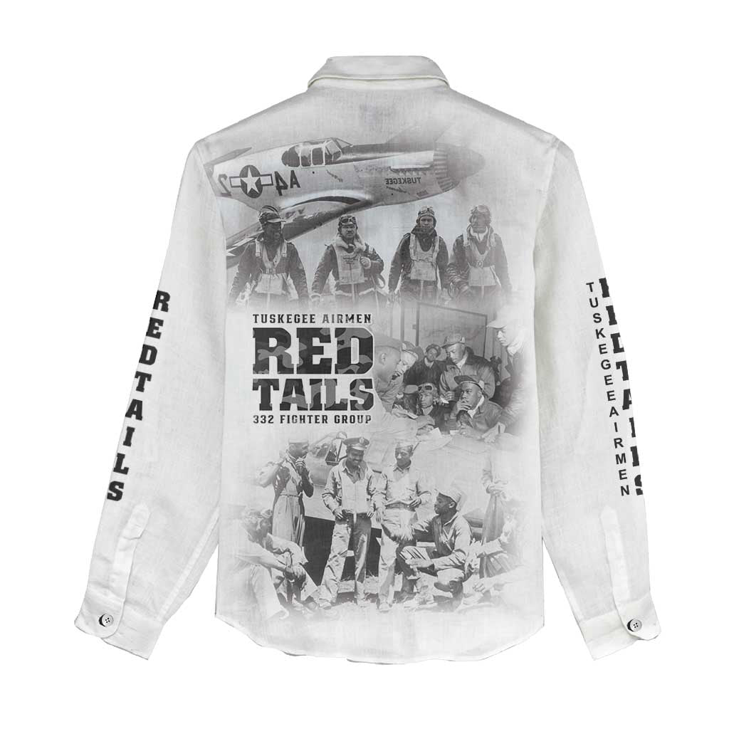 Tuskegee Airmen 332nd Fighter Group Women Casual Shirt The First to Fly with Honor - Wonder Print Shop