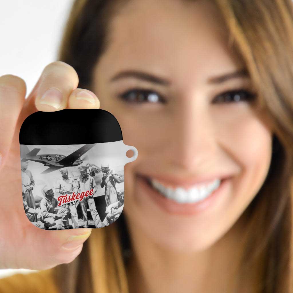 Tuskegee Airmen 332nd Fighter Group AirPods Case Vintage-style War - Wonder Print Shop