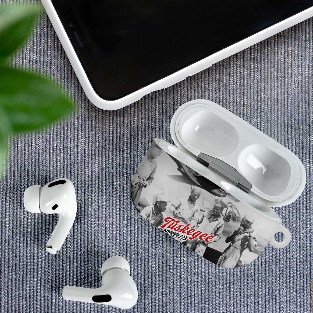 Tuskegee Airmen 332nd Fighter Group AirPods Case Vintage-style War - Wonder Print Shop