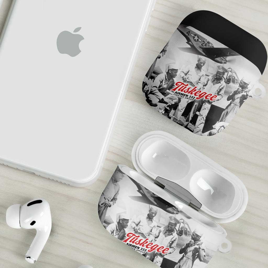 Tuskegee Airmen 332nd Fighter Group AirPods Case Vintage-style War - Wonder Print Shop