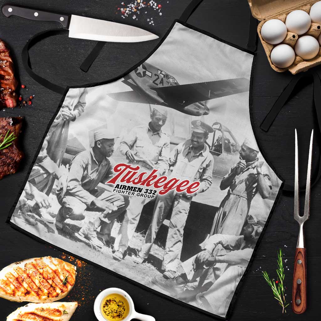 Tuskegee Airmen 332nd Fighter Group Apron Vintage-style War - Wonder Print Shop