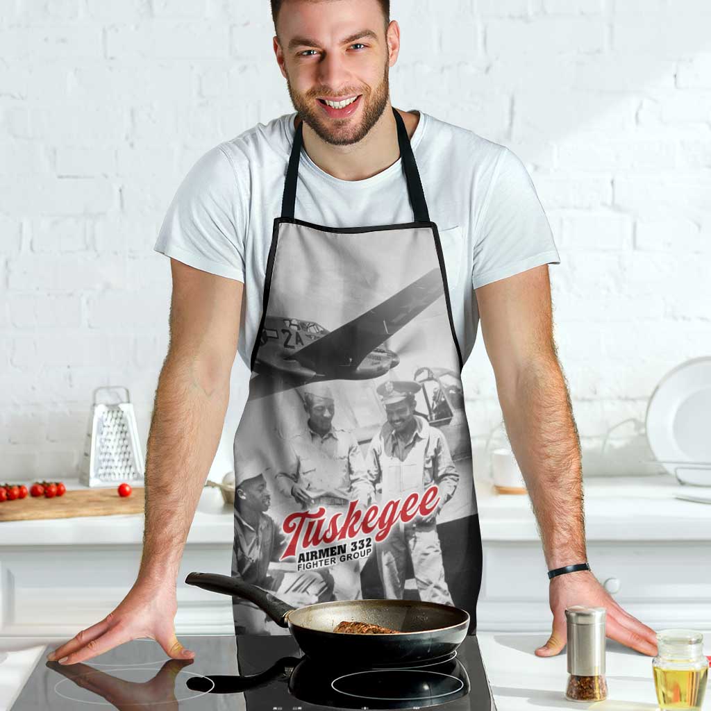 Tuskegee Airmen 332nd Fighter Group Apron Vintage-style War - Wonder Print Shop