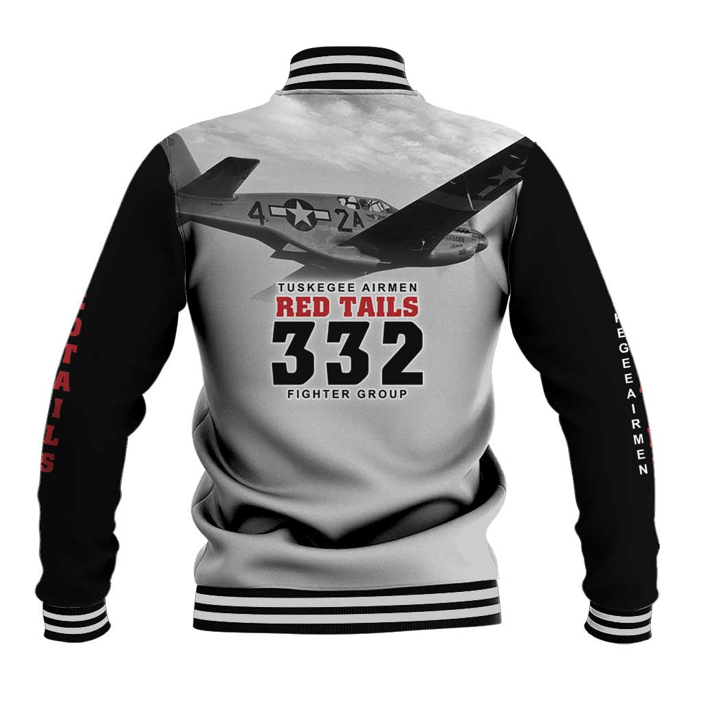 Tuskegee Airmen 332nd Fighter Group Baseball Jacket Vintage-style War - Wonder Print Shop