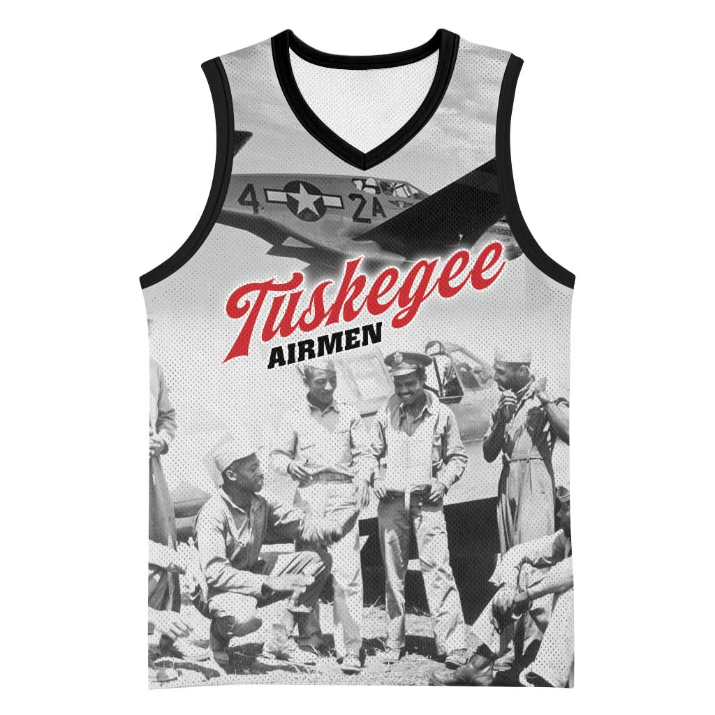 Tuskegee Airmen 332nd Fighter Group Basketball Jersey Vintage-style War - Wonder Print Shop