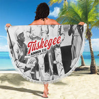 Tuskegee Airmen 332nd Fighter Group Beach Blanket Vintage-style War - Wonder Print Shop
