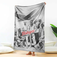 Tuskegee Airmen 332nd Fighter Group Blanket Vintage-style War - Wonder Print Shop