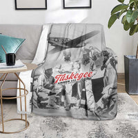 Tuskegee Airmen 332nd Fighter Group Blanket Vintage-style War - Wonder Print Shop