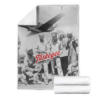 Tuskegee Airmen 332nd Fighter Group Blanket Vintage-style War - Wonder Print Shop