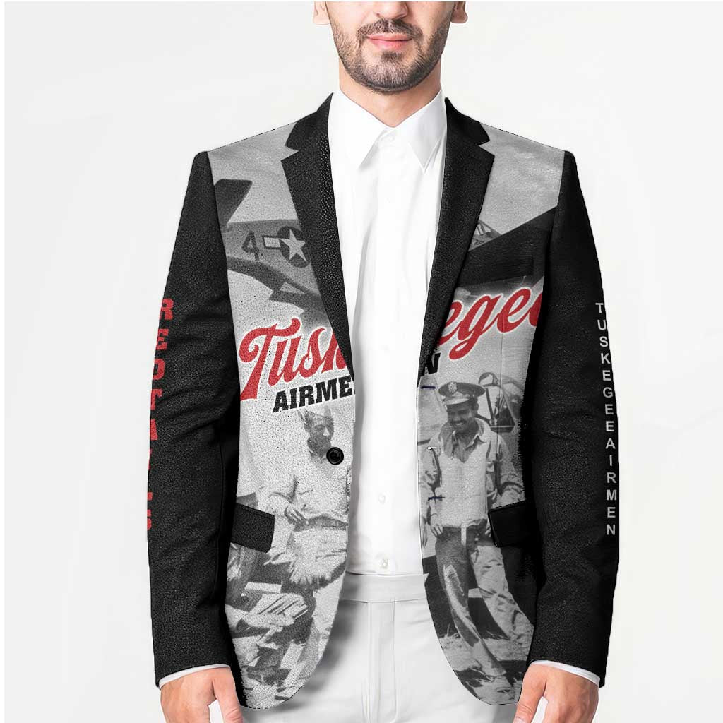Tuskegee Airmen 332nd Fighter Group Blazer Vintage-style War - Wonder Print Shop