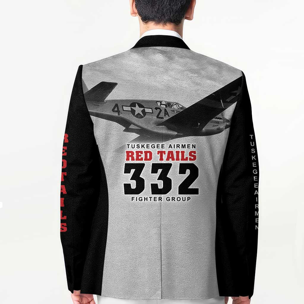 Tuskegee Airmen 332nd Fighter Group Blazer Vintage-style War - Wonder Print Shop