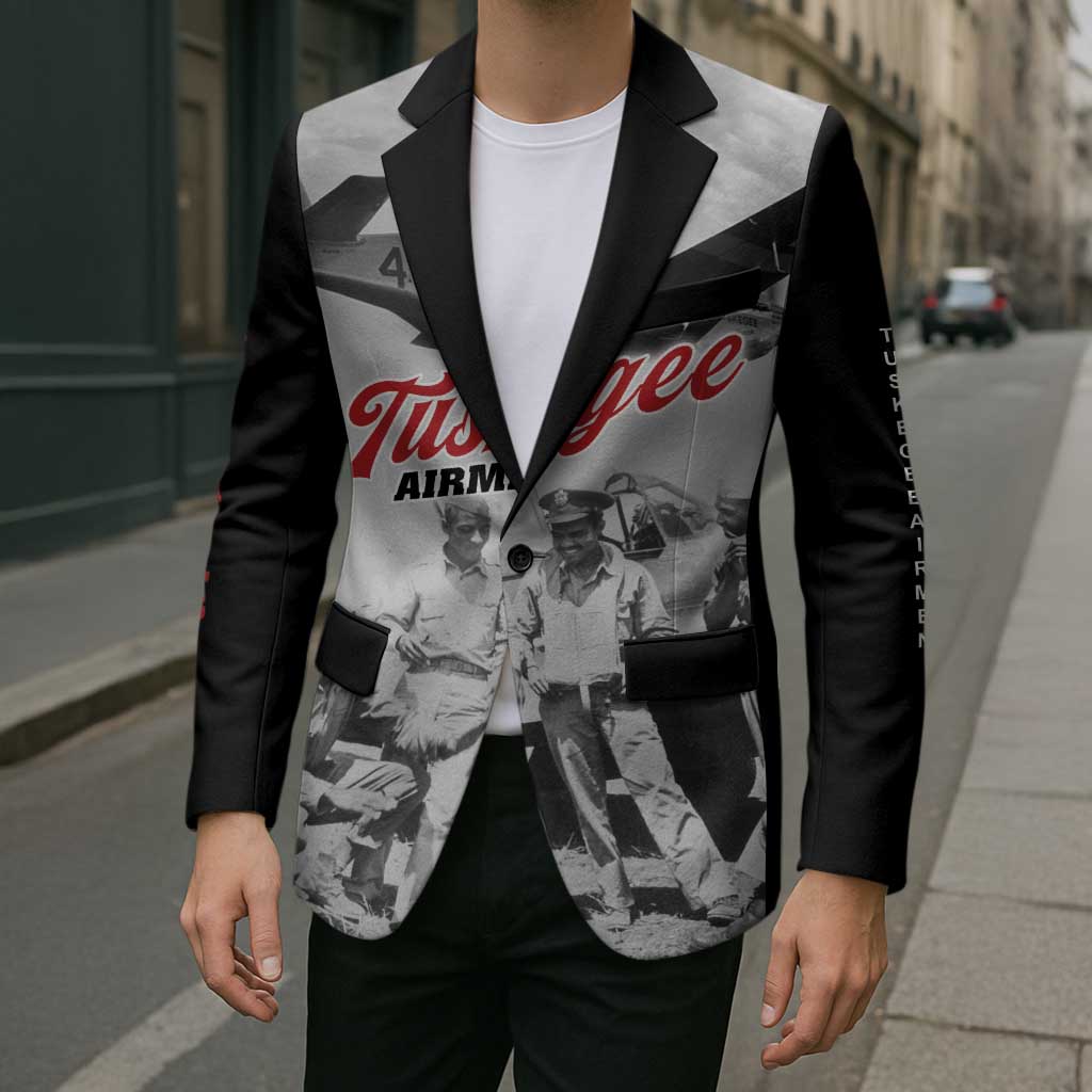 Tuskegee Airmen 332nd Fighter Group Blazer Vintage-style War - Wonder Print Shop