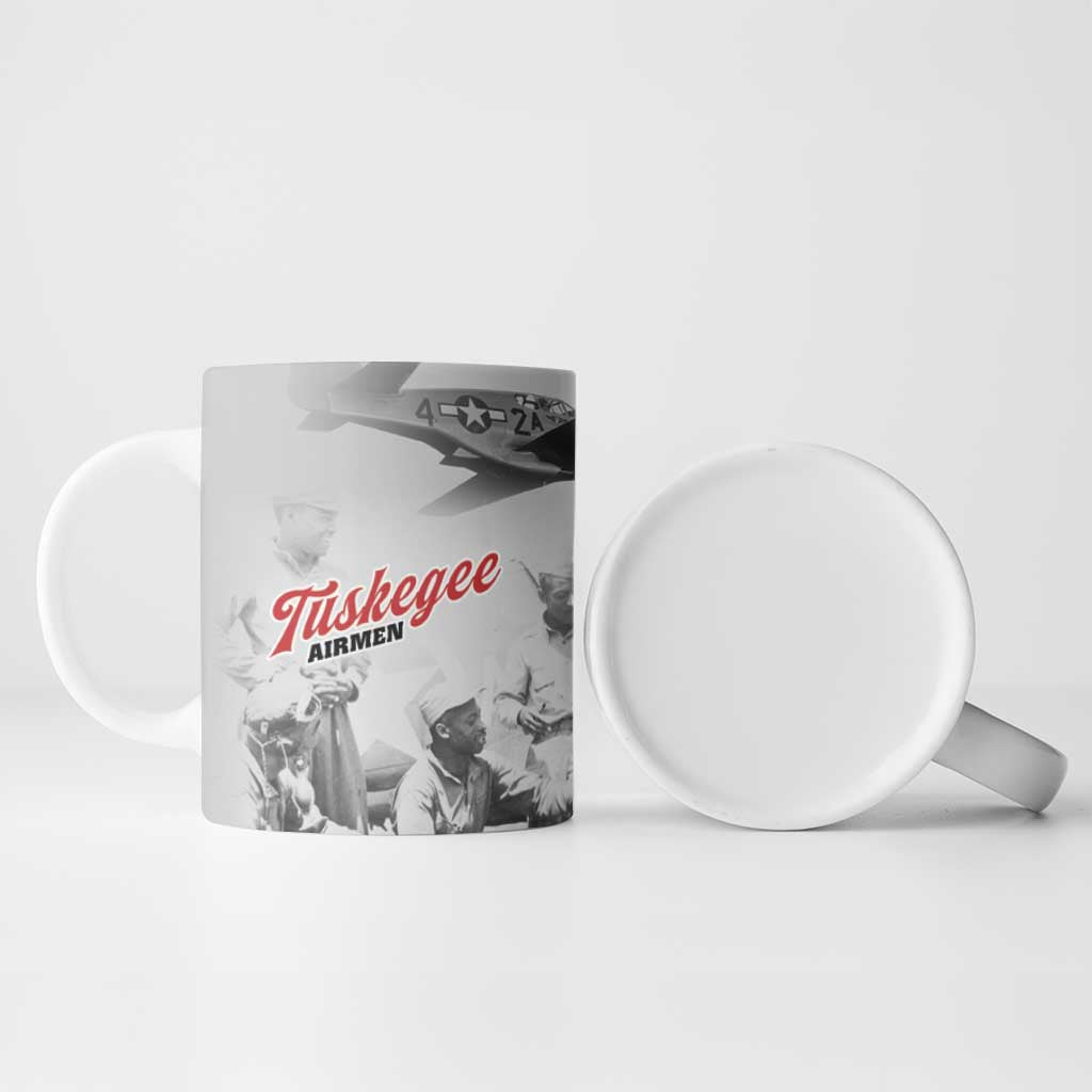 Tuskegee Airmen 332nd Fighter Group Ceramic Mug Vintage-style War - Wonder Print Shop