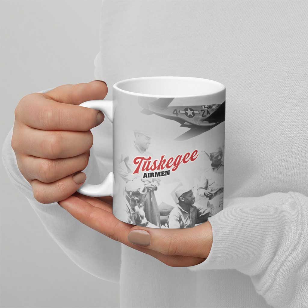 Tuskegee Airmen 332nd Fighter Group Ceramic Mug Vintage-style War - Wonder Print Shop