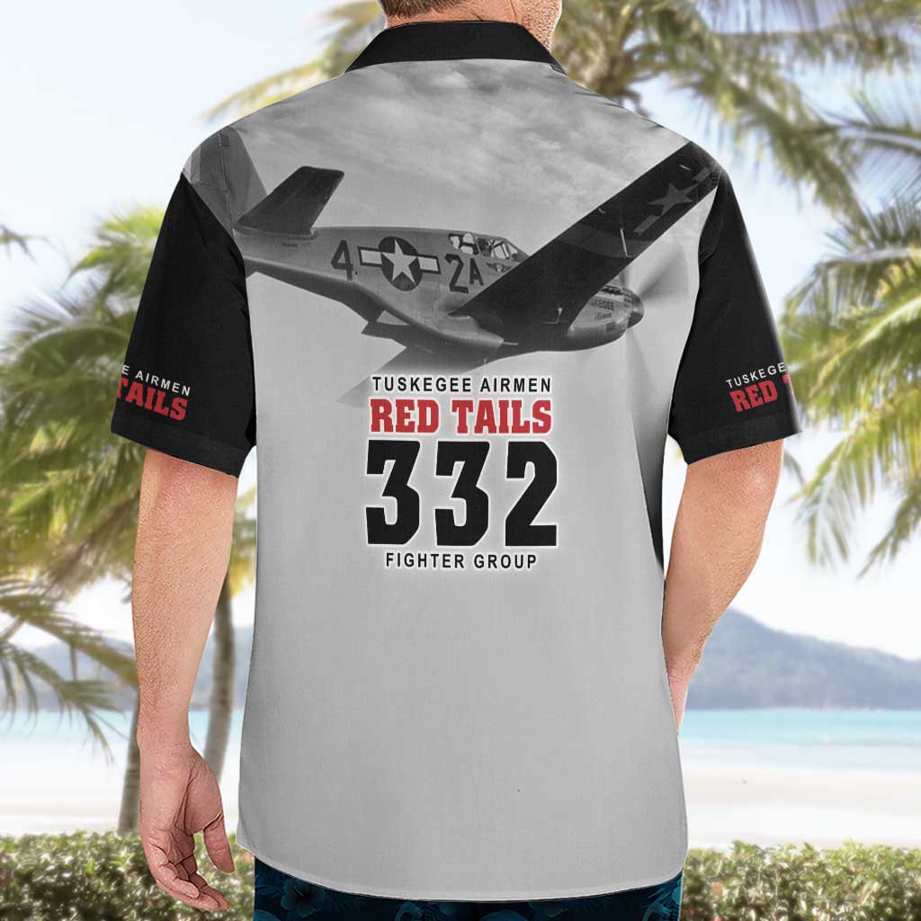 Tuskegee Airmen 332nd Fighter Group Hawaiian Shirt Vintage-style War - Wonder Print Shop