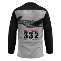 Tuskegee Airmen 332nd Fighter Group Hockey Jersey Vintage-style War - Wonder Print Shop