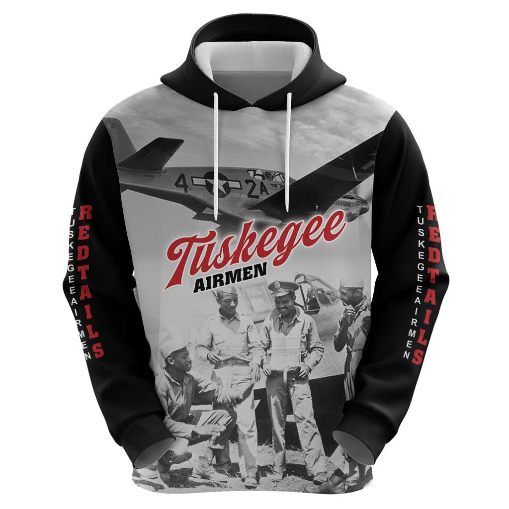 Tuskegee Airmen 332nd Fighter Group Hoodie Vintage-style War - Wonder Print Shop