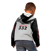 Tuskegee Airmen 332nd Fighter Group Kid Hoodie Vintage-style War - Wonder Print Shop