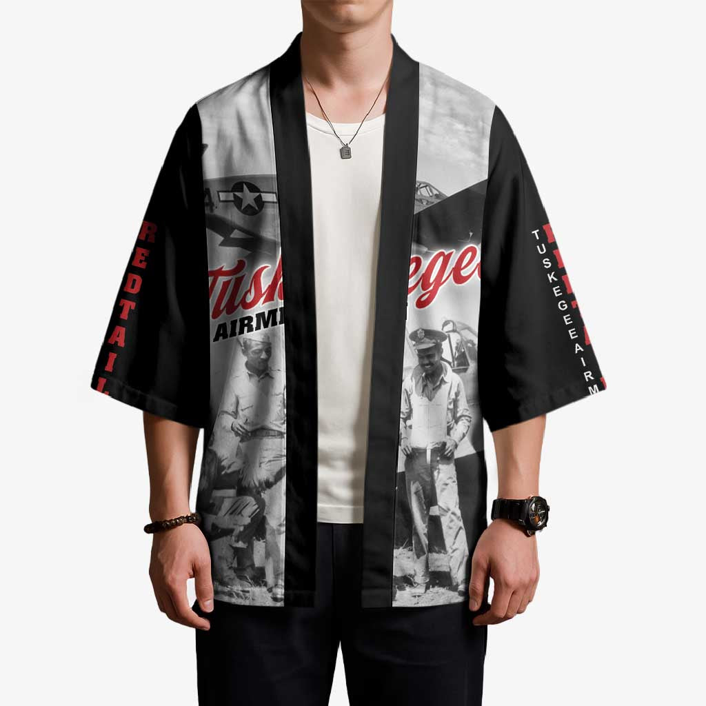 Tuskegee Airmen 332nd Fighter Group Kimono Vintage-style War - Wonder Print Shop