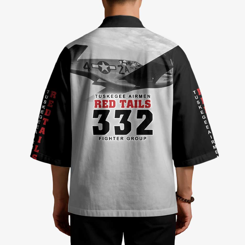 Tuskegee Airmen 332nd Fighter Group Kimono Vintage-style War - Wonder Print Shop