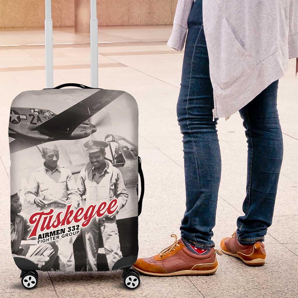 Tuskegee Airmen 332nd Fighter Group Luggage Cover Vintage-style War - Wonder Print Shop