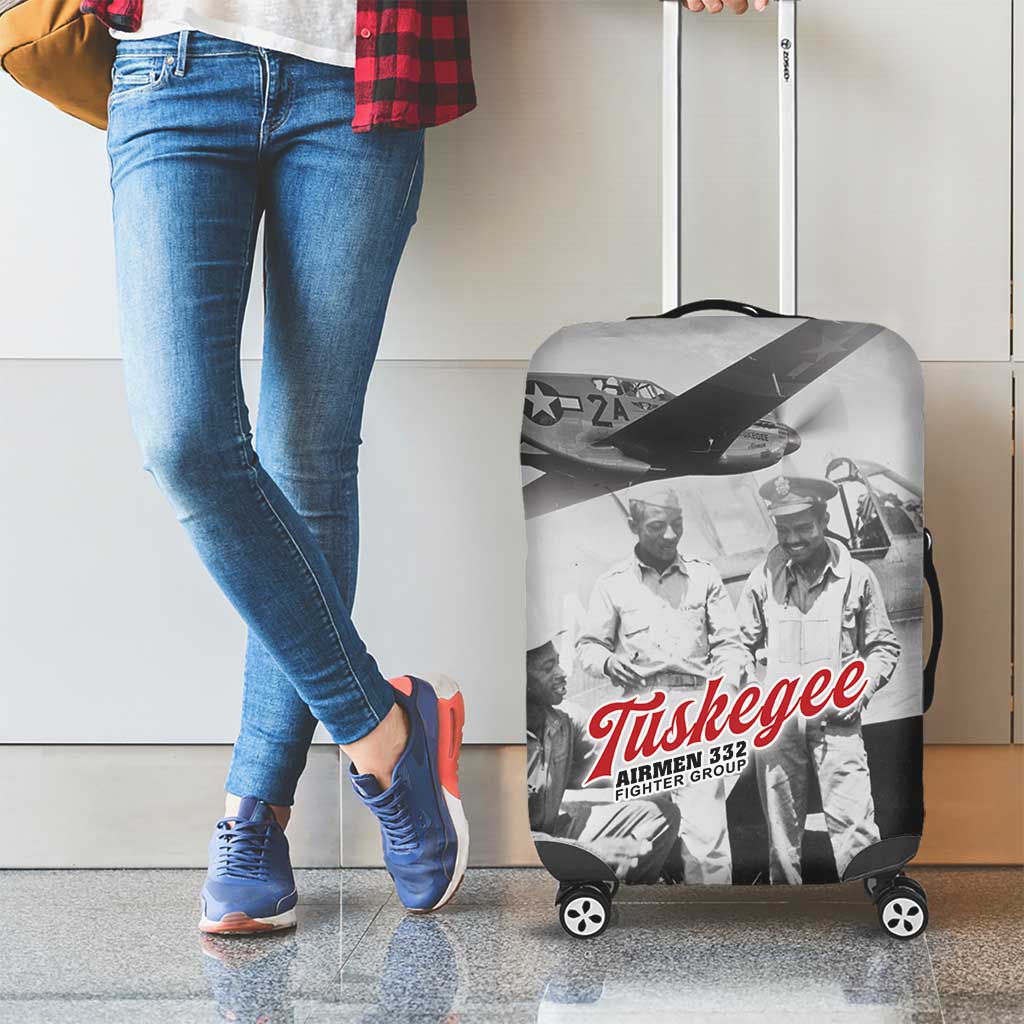 Tuskegee Airmen 332nd Fighter Group Luggage Cover Vintage-style War - Wonder Print Shop