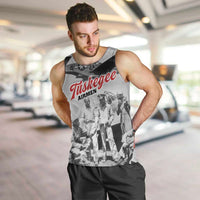 Tuskegee Airmen 332nd Fighter Group Men Tank Top Vintage-style War - Wonder Print Shop