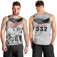 Tuskegee Airmen 332nd Fighter Group Men Tank Top Vintage-style War - Wonder Print Shop
