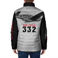 Tuskegee Airmen 332nd Fighter Group Padded Jacket Vintage-style War - Wonder Print Shop