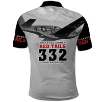 Tuskegee Airmen 332nd Fighter Group Polo Shirt Vintage-style War - Wonder Print Shop