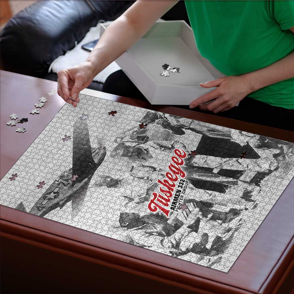 Tuskegee Airmen 332nd Fighter Group Puzzle Vintage-style War - Wonder Print Shop